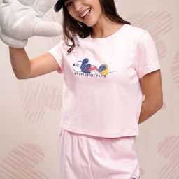 Tokyo Talkies Printed T-Shirt With Shorts Co-Ords-picture-29