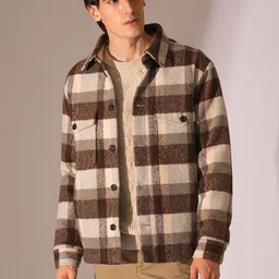 SELECTED Men Cotton Self Design Cable Knit Pullover-image-30
