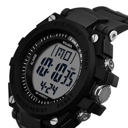 FELIZER Men Textured Dial & Straps Digital Watch H9053-LSKA-FullBlk image 5