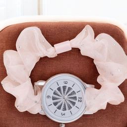 WATCHSTAR Women Dial & Scrunchies Straps Analogue Watch Galaxy peach-image-67