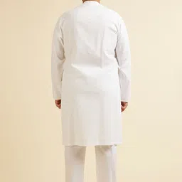 Manyavar Men Regular Kurta with Pyjamas image 4