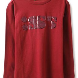 United Colors of Benetton Boys Self Design Round Neck Pure Cotton Relaxed Fit T-shirt-20