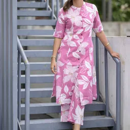 Anni Designer Women Floral Printed Regular Kurta with Palazzos-19