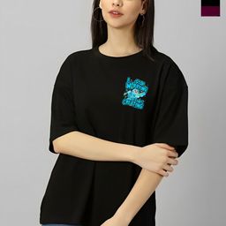 Kushi Flyer Women Typography 2 Printed Pockets T-shirt-image-84