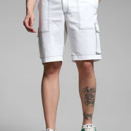 Jack & Jones Men Mid-Rise Cargo Shorts-image-43