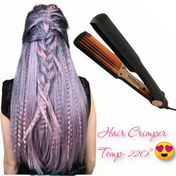ind professional KM-472Crimping Styler Machine for Hair Electric Hair Styler crimper (newmodel5) Electric Hair Styler-image-42