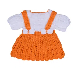 deva creation White Wool Jumper Dress image 4