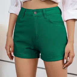 StyleCast x Revolte Women Denim Shorts-picture-37