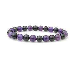 VIBESLE Unisex Crystals Elasticated Bracelet-100