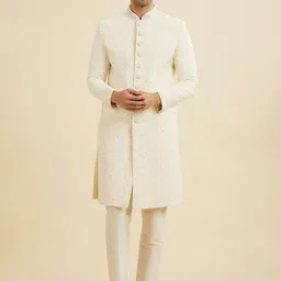 Manyavar Men Embroidered Sherwani Set-29