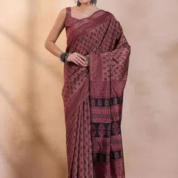 Anouk Rustic Bagh Silk Blend Bagh Saree-38