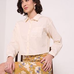 Honey by Pantaloons Cotton Shirt Style Top-image-101