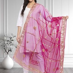 Moda Rapido Embroidered Dupatta with Gotta Patti-picture-11