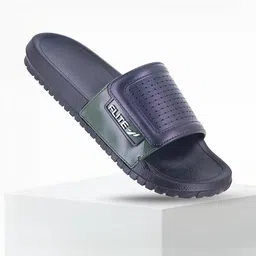FLITE Men Black Fabric Thong Flip-Flops-image-87