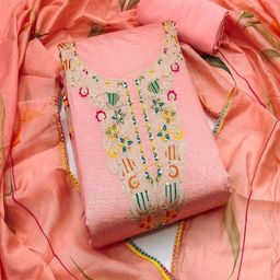 SHIJILA Unstitched Dress Material-image-94