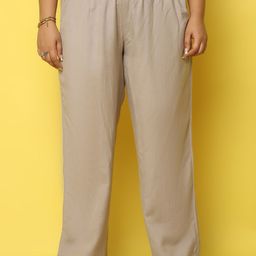 theRebelinme Women Plus Size Relaxed High-Rise Trousers-image-102