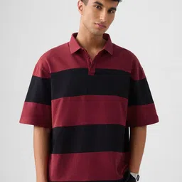 The Souled Store Men Colourblocked Polo Collar T-shirt-picture-20