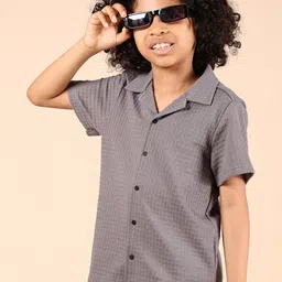 V-Mart Boys Knitted Cotton Casual Shirt-38
