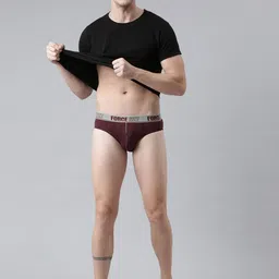 Force NXT Men Pack Of 2 Assorted Cotton Basic Briefs image 5