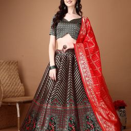 APNISHA Ready to Wear Lehenga & Unstitched Blouse With Dupatta-picture-11