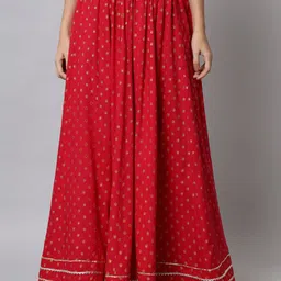 NYPA Women Printed Flared Maxi Length Skirt-image-48