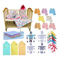 Fareto Infant 56-Pcs Pure Cotton Baby Apparel Gift Set-image-9