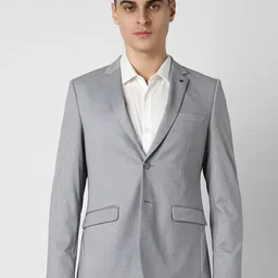 Van Heusen Men Slim Fit Single Breasted Blazers-58