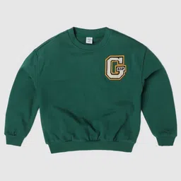 GAP Boys Brand Logo Embroidered Pullover Sweatshirt-56