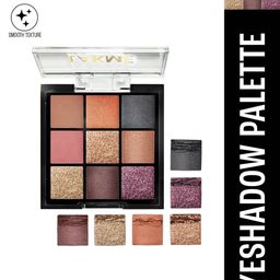 Lakme 9 Blendable Shades Ultimate Glam Eyeshadow Palette 11.7g - Evening Glam-12