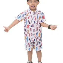 NEW GEN Boys Printed Shirt with Shorts-image-66