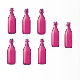 SOMIL Set Of 8 Glass Water Bottle-image-18