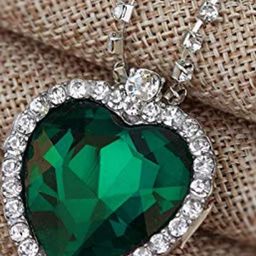 Shayna Silver-Plated Heart Shaped Pendants with Chains-image-14