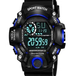 Hala Men Solid Round Tang Regular Digital Watch image 3
