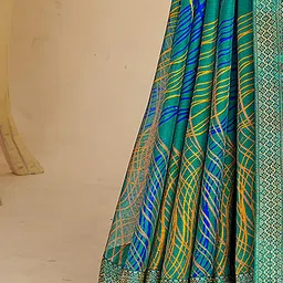 Anouk Rustic Pure Chiffon Designer Saree image 4
