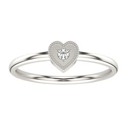 VALANOVA Women Sterling Silver Plated Diamond Ring 18 Kt-image-52