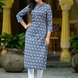AKS Women Geometric Printed Kurta-picture-57