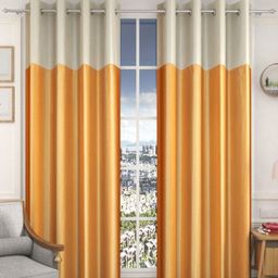Galaxy Home Decor Gold-Toned Set of 2 Door Curtain-28