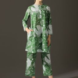 RUNAYA NX Printed Round Neck Tunic With Trouser-picture-12