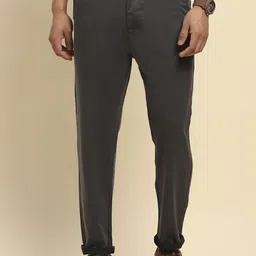 Global Republic Men Smart Slim Fit Trousers-image-69