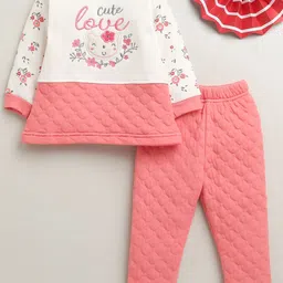 BUMZEE Girls Embroidered Long Sleeves Top With Joggers-image-23