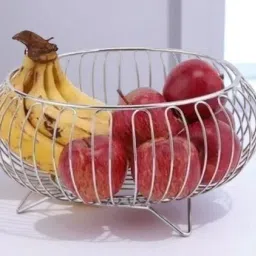 Fruits/Vegetables Kitchen Rack 1 Fruits/Vegetables Basket Steel-image-91