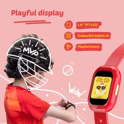 Noise Champ 2 for Kids with Habit Building, IP69 Rating, In-Built Games, School Mode Smartwatch image 4