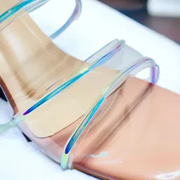 FABBMATE Girls Block Heeled Open Back Block Heels Open Toe Sandals image 2