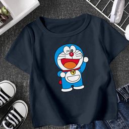 FIONAA TRENDZ Unisex Navy Blue Tshirts-image-94