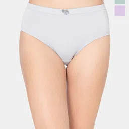 DressBerry Pack Of 3 Cotton Mid-Rise Hipster Briefs A-CREAMSS-2-image-8