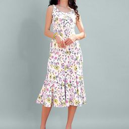 Dream Beauty Fashion Women Floral Print Fit & Flare Dress-image-59