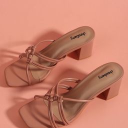 DressBerry Party Block Sandals-50