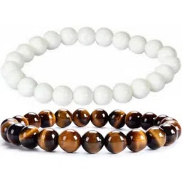 Divine souvenirs Unisex Set Of 2 Artificial Beaded Elasticated Bracelets-picture-4