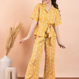 Stylo Bug Girls Printed Top with Trousers-image-54