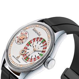 DOUBLERUN Unisex Dial & Straps Analogue Chronograph Watch H05N19029 image 3